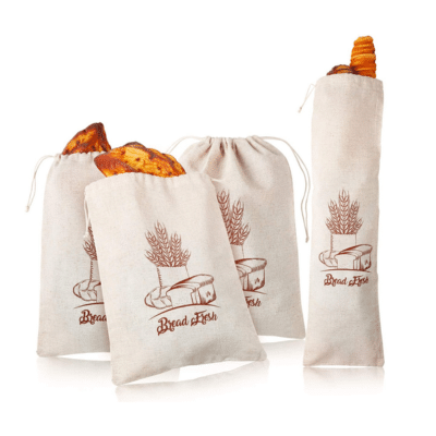 Bolsas de tocuyo para pan
