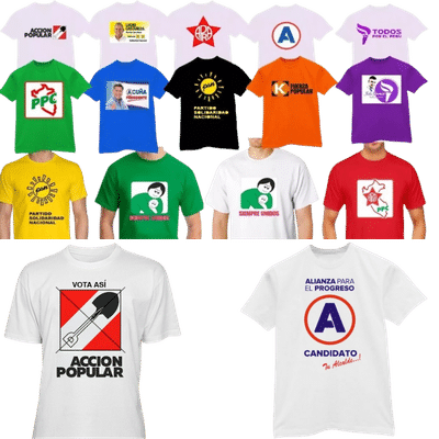 polos para campaña politica