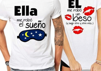 polos para enamorados personalizados