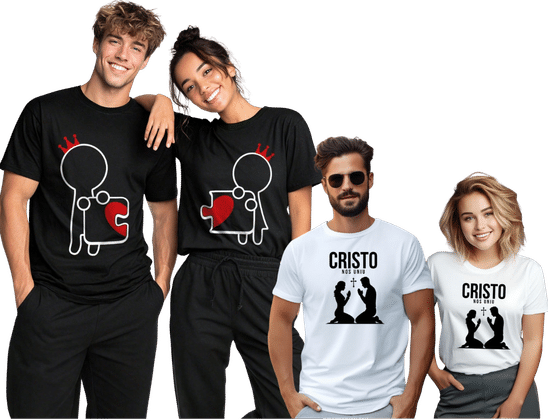polos personalizados para parejas enamoradas