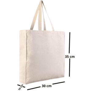 Bolsa de Tocuyo con Fuelle 30x35x10 cm