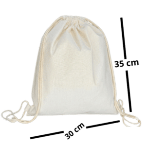 mochila de tocuyo 30x35 cm