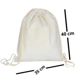 mochila de tocuyo 35x40 cm