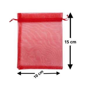 Bolsa de Organza 10x15 cm con Pita Ajustable