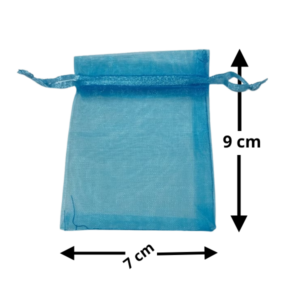 Bolsa de Organza 9x7 cm con Pita Ajustable