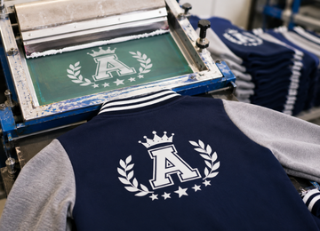 casacas de colegio en serigrafia